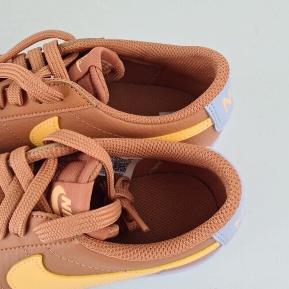 Nike Blazer Low '77 GS DA4074 200 Amber Brown Shoes Leather - Picture 5 of 10